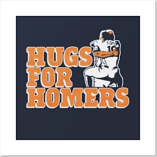 Tony Kemp & Evan Gattis Hugs For Homers Posters and Art